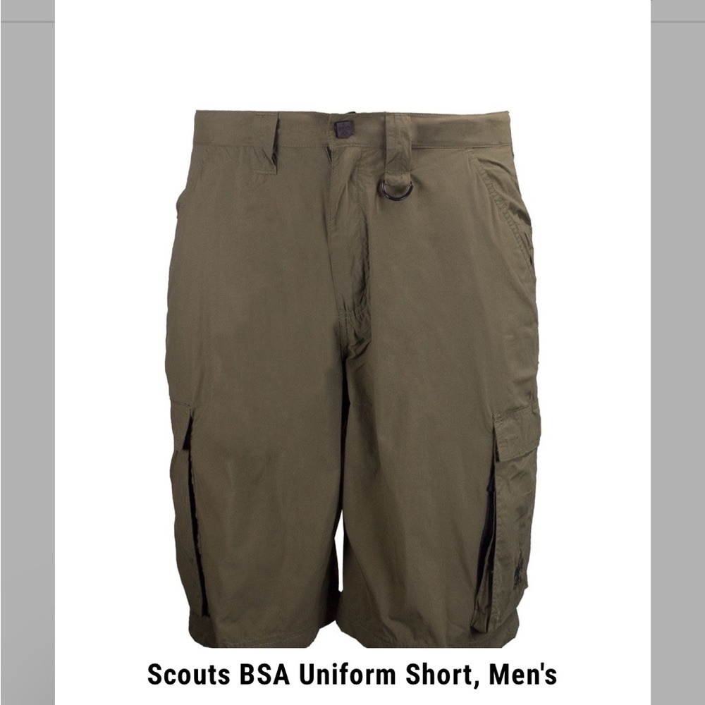 Boy Scouts of America Centennial Olive Green Men's Cargo Shorts